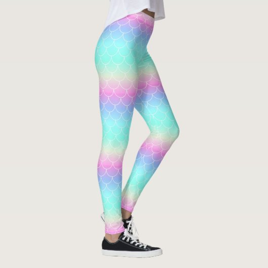 Rainbow Mermaid Scales Leggings (Rechts)