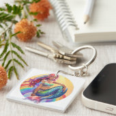 Rainbow Mermaid Sleutelhanger (Voorkant Rechts)