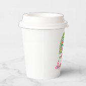 Rainbow Merry Christmas Papieren Bekers (Rechts)