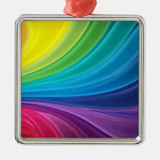 rainbow metalen ornament (Voorkant)