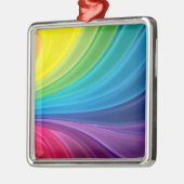 rainbow metalen ornament (Links)