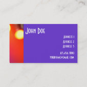 Rainbow Mic [Business] Visitekaartje (Achterkant)