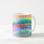 Rainbow Mijn Eerste Verjaardagsfeestje Mok (Voorkant rechts)