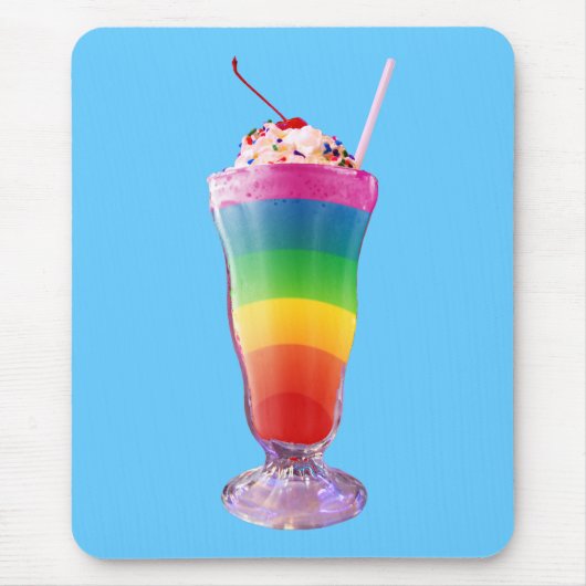 Rainbow Milkshake Muismat (Voorkant)