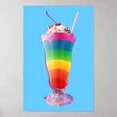Rainbow Milkshake Poster (Voorkant)