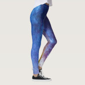 Rainbow Milky Way Galaxy Deep Space Leggings (Rechts)
