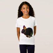 Rainbow Mini Rex Konijn T-shirt (Voorkant volledig)