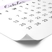 Rainbow Minimalist 2025 Kalender Poster (Hoek)