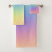 RAINBOW MIST BATHROOM TOWEL SET BAD HANDDOEK (Insitu)