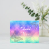 [Rainbow Mist] Kleurrijke Vlinders Dank u Briefkaart (Staand voorkant)