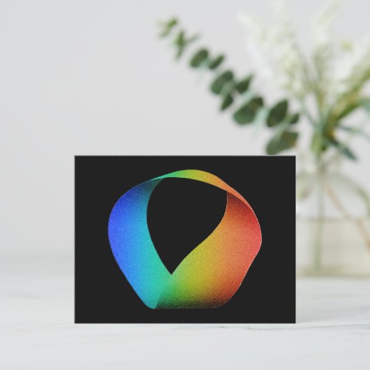 Rainbow Mobius Strip Briefkaart (Staand voorkant)