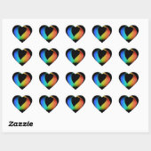 Rainbow Mobius Strip Hart Sticker (Vel)