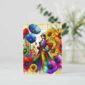 Rainbow Mode schets Briefkaart (Staand voorkant)