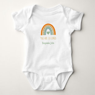 Rainbow Modern Baby Boy Romper