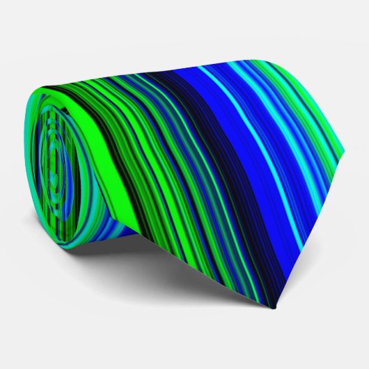 Rainbow Modern stropdas (Opgerold)