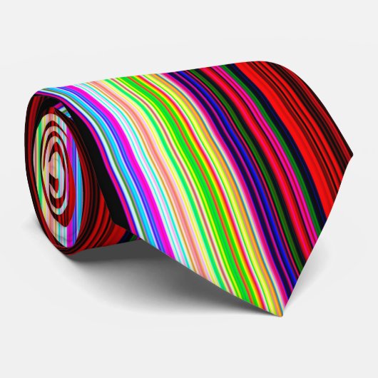 Rainbow Modern stropdas (Opgerold)