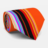 Rainbow Modern stropdas (Opgerold)