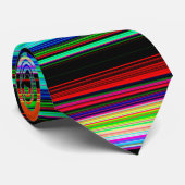 Rainbow Modern stropdas (Opgerold)