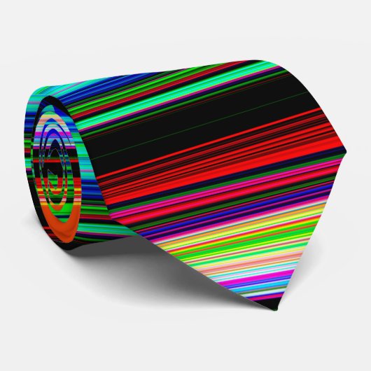 Rainbow Modern stropdas (Opgerold)