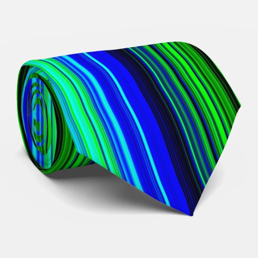 Rainbow Modern stropdas (Opgerold)