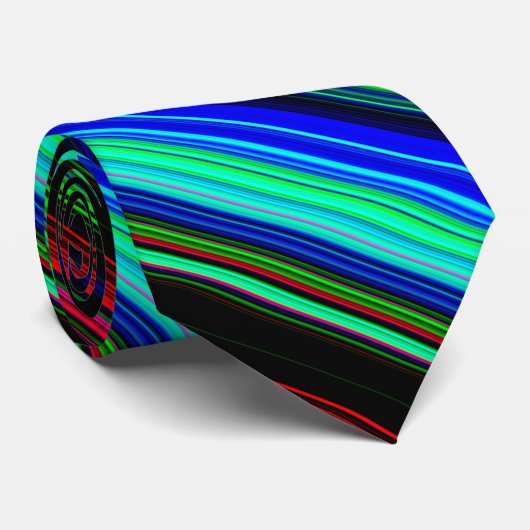 Rainbow Modern stropdas (Opgerold)