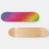 Rainbow Molten Glass Splash-effect Skateboard (Horizontaal)