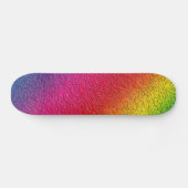 Rainbow Molten Glass Splash-effect Skateboard (Horizontaal)