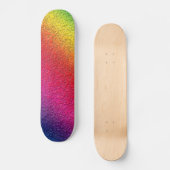 Rainbow Molten Glass Splash-effect Skateboard (Voorkant)