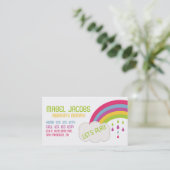 RAINBOW MOMMY-KAART CONTACTKAARTJE (Staand voorkant)