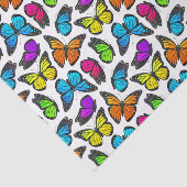 Rainbow Monarch Butterfly Pattern Tissuepapier (Detail)