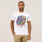 Rainbow Monkey King Hexa Crest T-shirt (Voorkant volledig)