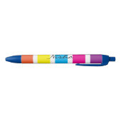Rainbow Monogram leraar Kind Zwarte Inkt Pen (Bodem)