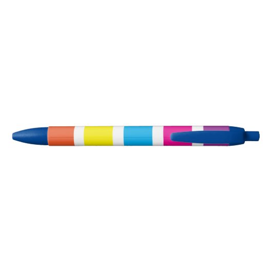 Rainbow Monogram leraar Kind Zwarte Inkt Pen (Achterkant)