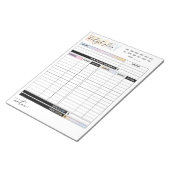 Rainbow Monthly Budget Plan of Income and Expenses Notitieblok (Schuin)