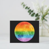 Rainbow Moon Briefkaart (Staand voorkant)