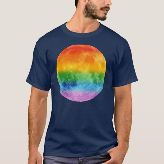Rainbow Moon T-shirt (Voorkant)