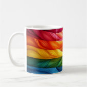 Rainbow Morning – Geometric Abstract Mug Koffiemok (Links)