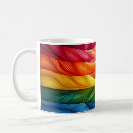 Rainbow Morning – Geometric Abstract Mug Koffiemok