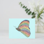 Rainbow Mosaic Butterfly Briefkaarten (Staand voorkant)