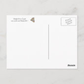 Rainbow Mosaic Butterfly Briefkaarten (Achterkant)