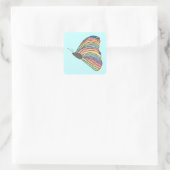 Rainbow Mosaic Butterfly Stickers (Tas)