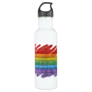 Rainbow Mosaic Gay Pride Flag (penseel) Waterfles
