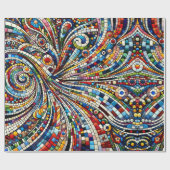 Rainbow Mosaic Melody Cadeaupapier (Vlak)