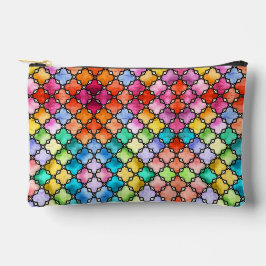 Rainbow mosaic pattern etui