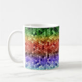 Rainbow Mosaic Pattern Koffiemok (Links)
