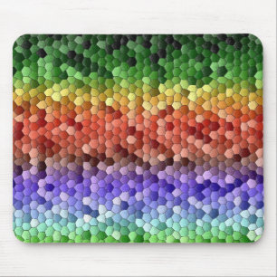 Rainbow Mosaic Pattern Muismat