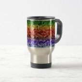 Rainbow Mosaic Pattern Reisbeker (Voorkant rechts)