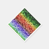 Rainbow Mosaic Pattern Servet (Hoek)