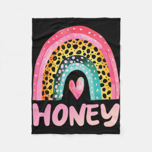 Rainbow Mother#39; #39; s Dag Liefde Schattige Gra Fleece Deken