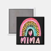 Rainbow Mother#39; #39; s Dag Liefde Schattige Gra Magneet (Voorkant / Achterkant)